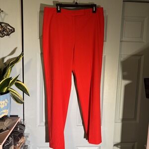 Chaus New York‎ Womens Dress Pants Size 14 Red With Back Pockets